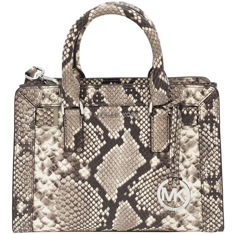 michael kors snakeskin bag black|Michael Kors snake skin bag.